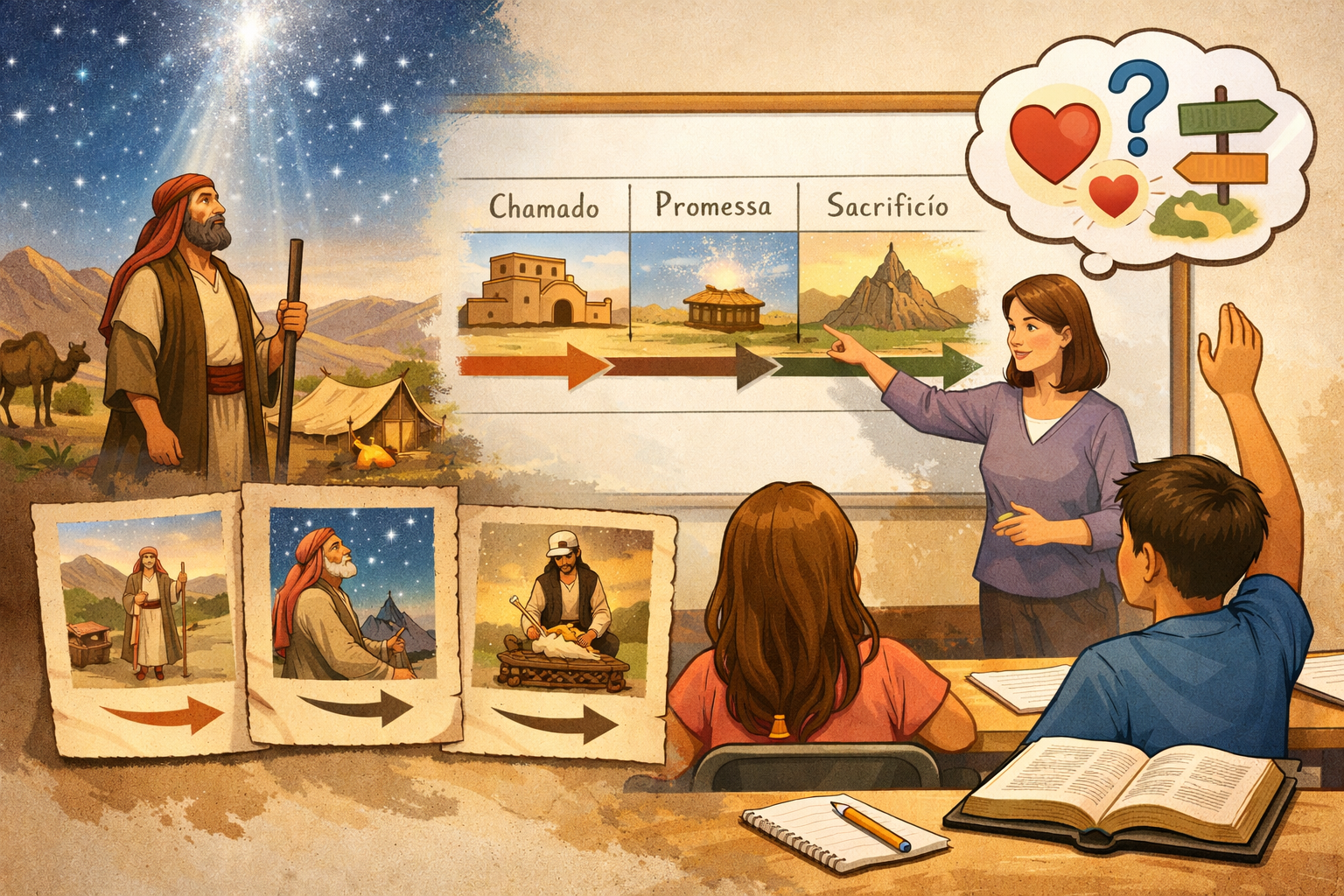 Como tornar a aula sobre Abraão mais clara e envolvente